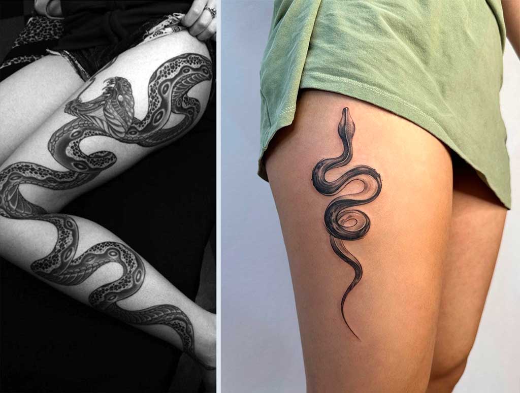 Snake  Flower Sleeve  Remington Tattoo Parlor