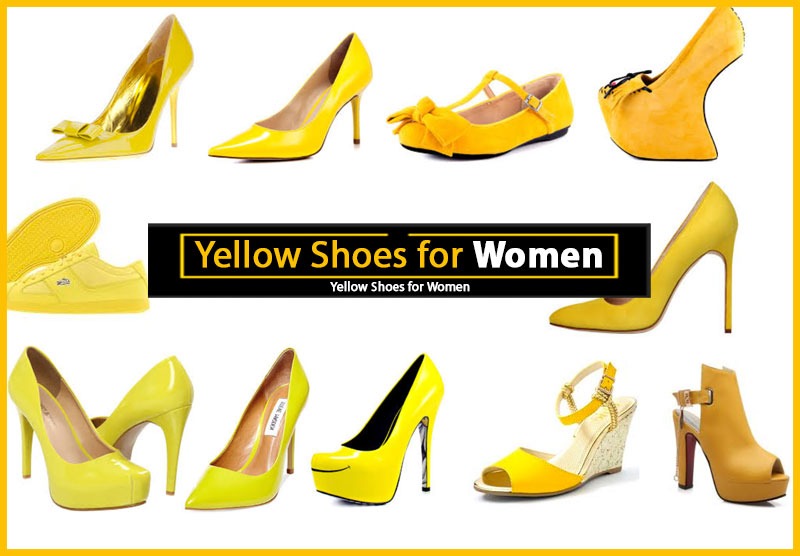 yellow footwear