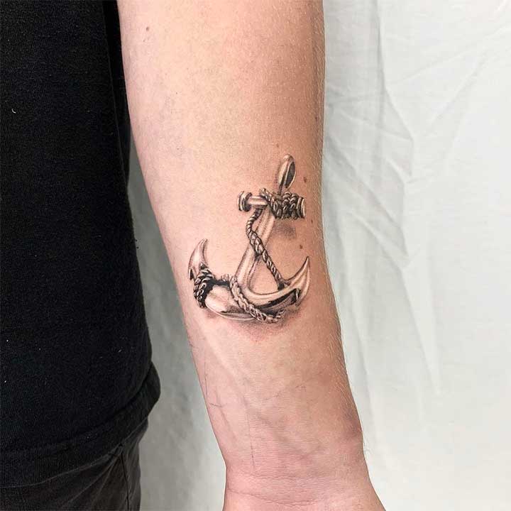 anchor tattoo illustration