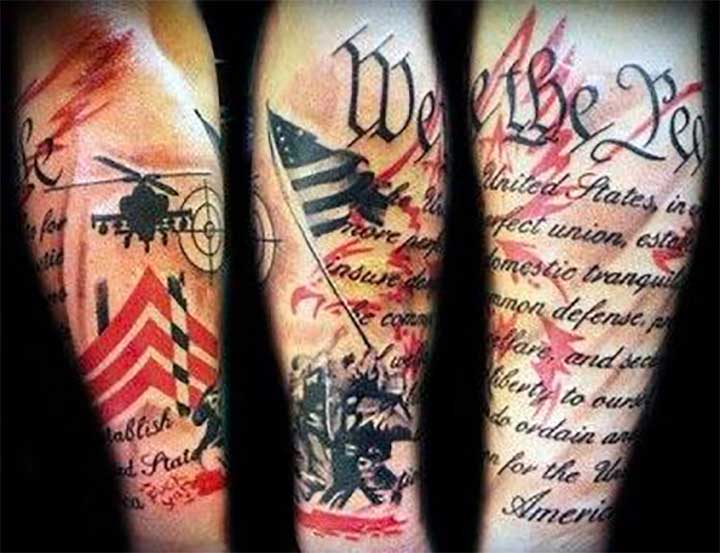 Discover 90 meaningful patriotic tattoos latest  thtantai2