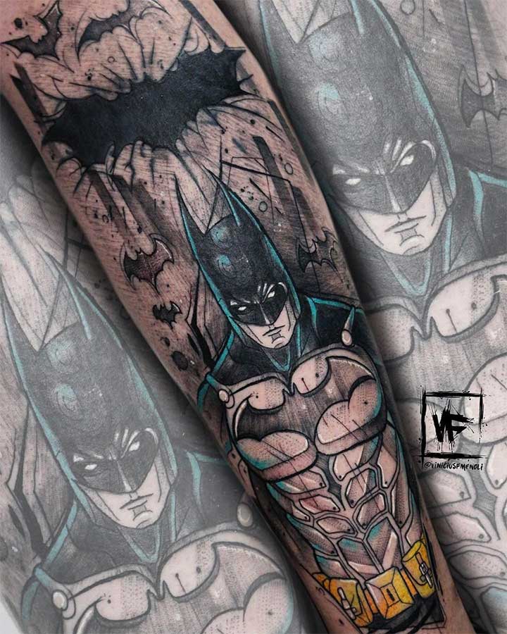 My Superhero Tattoos  BATFAN on BATMAN