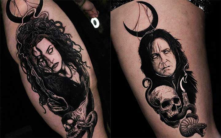  Harry Potters time turner tattoo