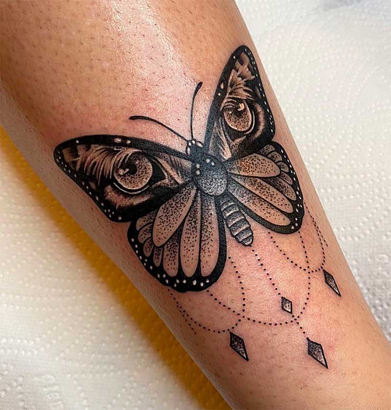 TIGER BUTTERFLY tattoo