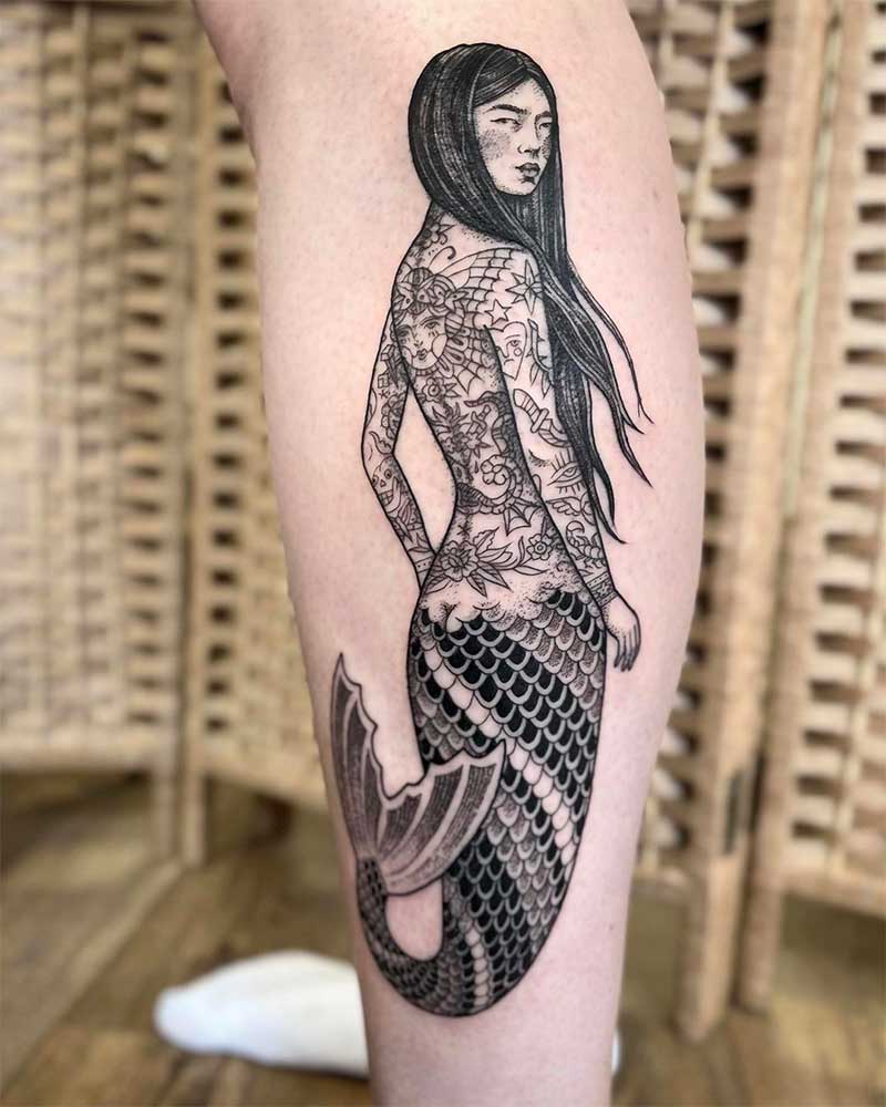 Mermaid Tattoos Symbolism and Meanings  A Guide