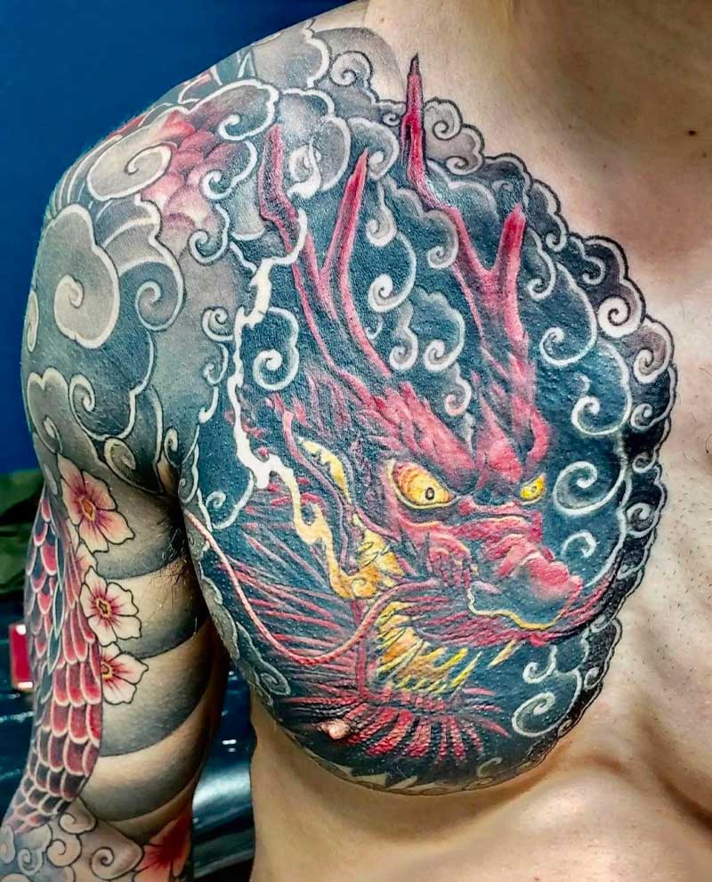 Venetian Tattoo Gathering  Tattoos  Fantasy Dragon  Traditional Japanese  Warrior and Dragon