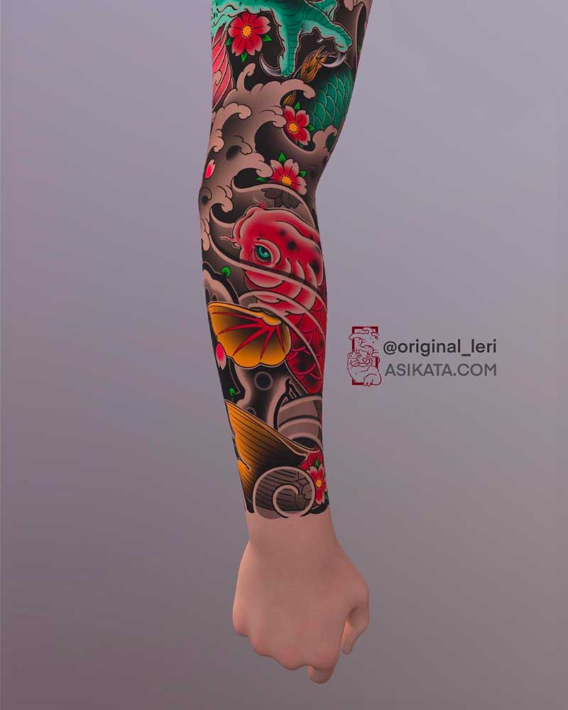 Japanese tattoo designs for forearm tattoo by Herbert Gary  Issuu