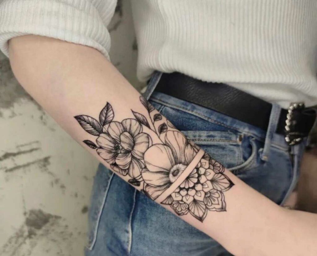 Mandala Rose Tattoo Design Ideas