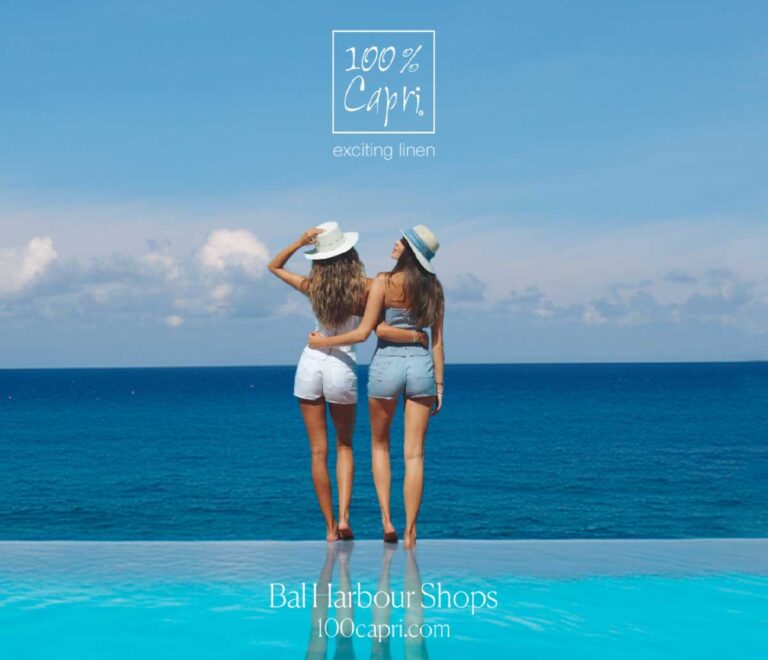 Spring Dressing in Pure Linen: The 100% Capri Way at Bal Harbour Capri Way at Bal Harbour
