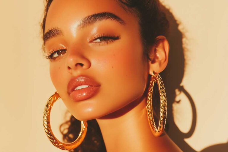 Chunky Hoop Earrings