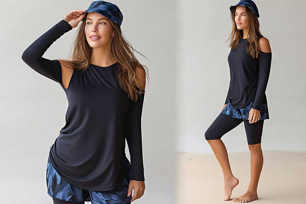 Tankini with Loose-Fit Top