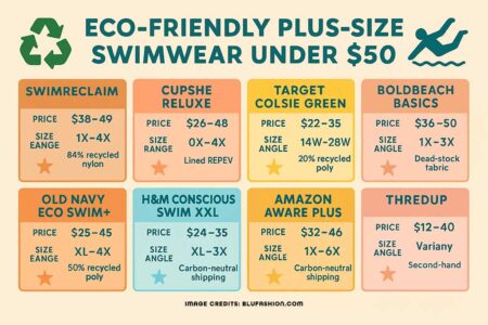 10 eco-friendly plus-size swimsuits under $50