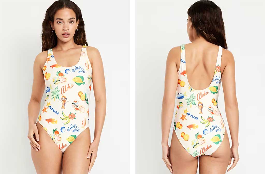 Matte One-Piece Swimsuit