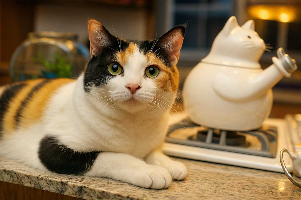 Teakettle That Looks Like Your Cat