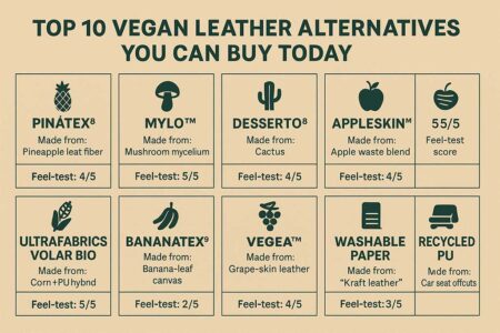 Vegan Leather Alternatives List