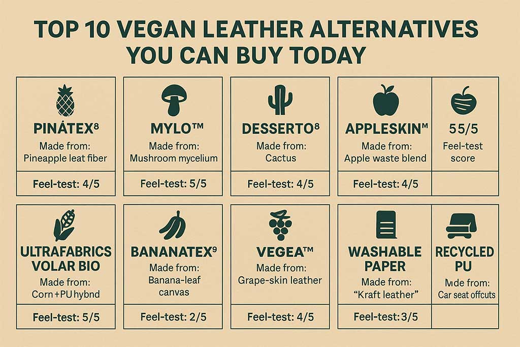 Vegan Leather Alternatives List
