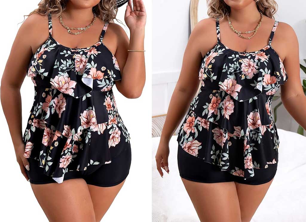 B2prity Plus-Size Tankini