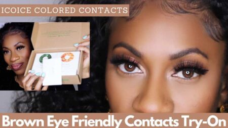Wearing Colored Contact Lenses