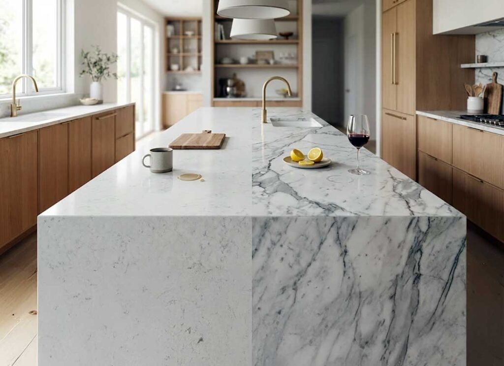 Quartz vs Marble: What Design Conscious Homeowners Should Know Quartz vs Marble: What Design Conscious Homeowners Should Know