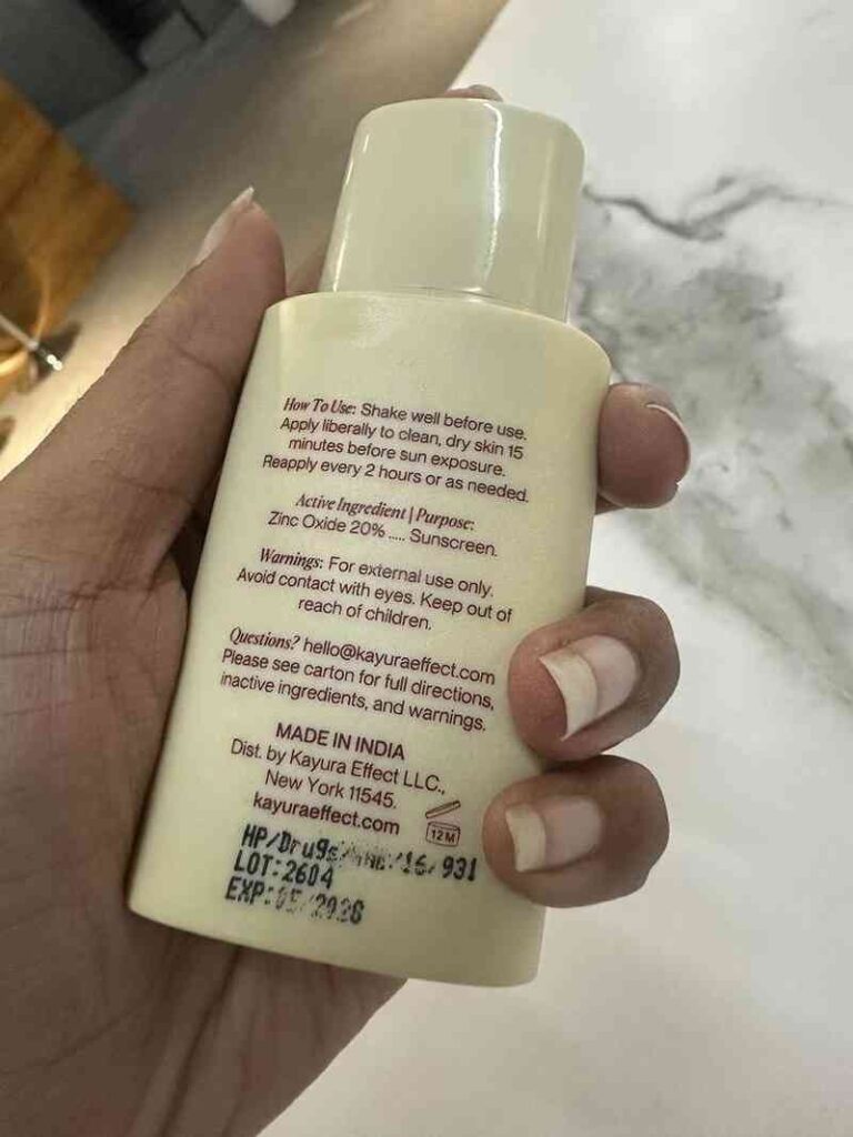 Chemical Filters in Mineral Sunscreens